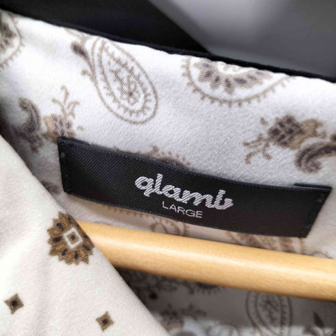 グラム glamb Patchwork Scarf Shirt パッチワークスカーフシャツ メンズ L