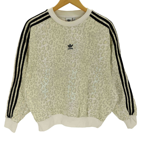 アディダスオリジナルス adidas Originals レオパード柄 クルーネックスウェット レディース 2xs