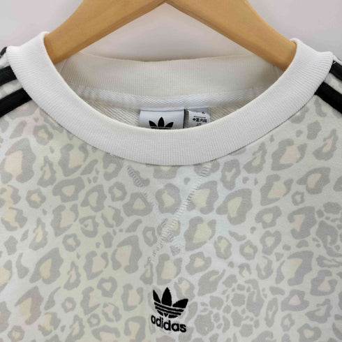 アディダスオリジナルス adidas Originals レオパード柄 クルーネックスウェット レディース 2xs