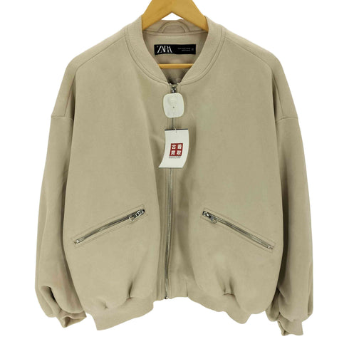 ザラ ZARA スエードブルゾン レディース import:S