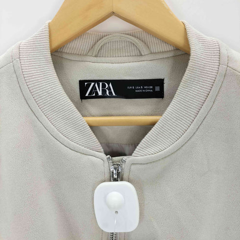 ザラ ZARA スエードブルゾン レディース import:S