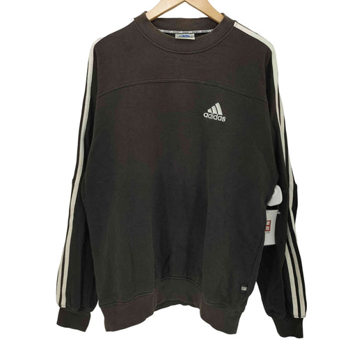アディダス adidas 90-2000s パフォーマンスロゴ アーム3ストライプ プルオーバー スウェット メンズ