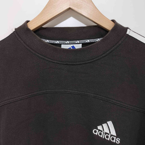アディダス adidas 90-2000s パフォーマンスロゴ アーム3ストライプ プルオーバー スウェット メンズ