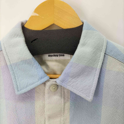 モンキータイム MONKEY TIME COLOR BLK/CHK CPO/シャツ メンズ XL