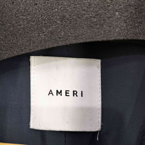 アメリ AMERI SIMPLE NO COLLAR COAT シンプルノーカラーコート レディース