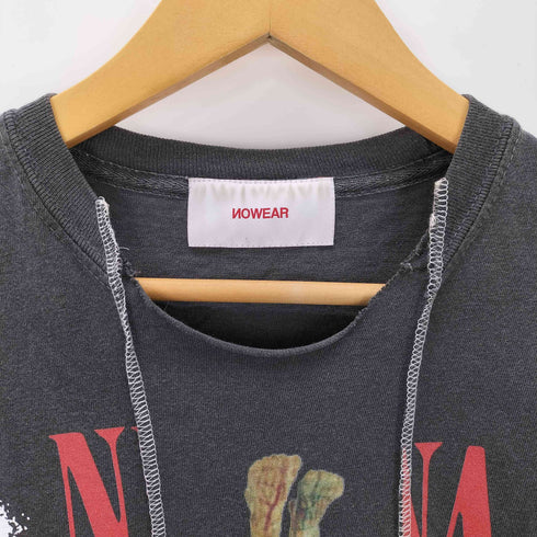 NOWEAR Band Hack In Utero Hack T-Shirts 再構築 グランジ バンドTシャツ メンズ JPN:M