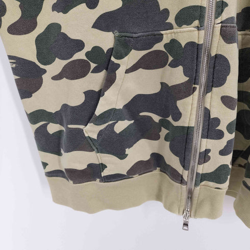 アベイシングエイプ A BATHING APE 1STカモ サルカモ フーディ メンズ JPN:L
