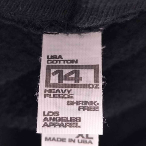 アメリカンアパレル AMERICAN APPAREL ヘビーオンス プルオーバーフーディ 14oz メンズ JPN:XL
