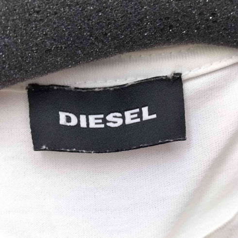 ディーゼル DIESEL ワンポイントロゴ S/S プリントクルーネックTシャツ メンズ XS