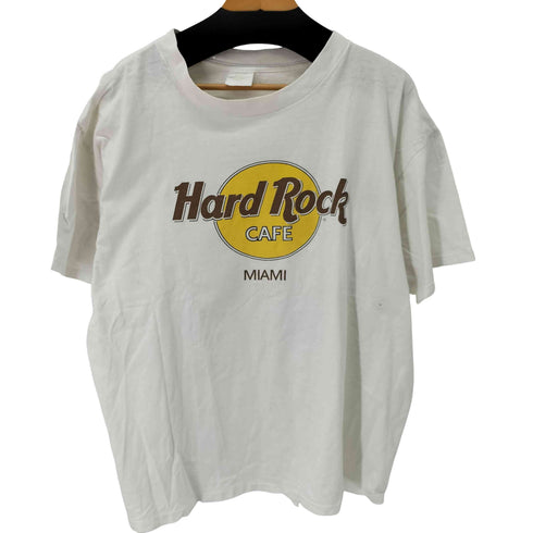 ハードロックカフェ Hard Rock Cafe USA製 MIAMI シングルステッチ クルーネックTシャツ メンズ import:XL