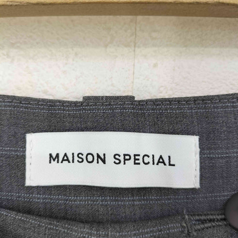 メゾンスペシャル MAISON SPECIAL 2WAYベルテッドヘムワイドパンツ レディース JPN:38