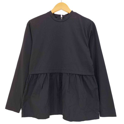 グリーンレーベルリラクシング GREEN LABEL RELAXING ハイネック ペプラム ブラウス レディース