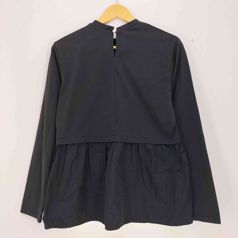 グリーンレーベルリラクシング GREEN LABEL RELAXING ハイネック ペプラム ブラウス レディース