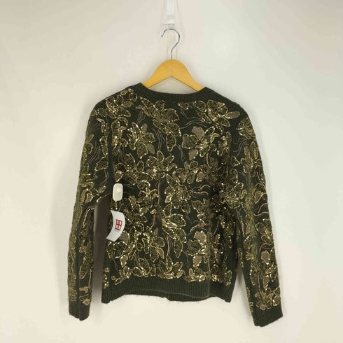 ザラ ZARA コンビニットカーディガン スパンコール レディース import:L