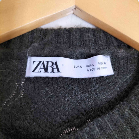 ザラ ZARA コンビニットカーディガン スパンコール レディース import:L