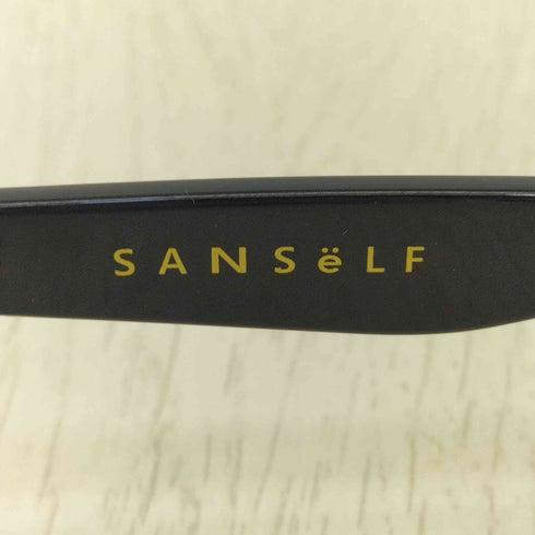 SANSelf 黒縁メガネ 伊達メガネ メンズ 45□24