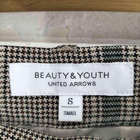 ビューティーアンドユースユナイテッドアローズ BEAUTY & YOUTH UNITED ARROWS チェック柄スラックス メンズ SMALL