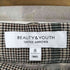 ビューティーアンドユースユナイテッドアローズ BEAUTY & YOUTH UNITED ARROWS チェック柄スラックス メンズ SMALL