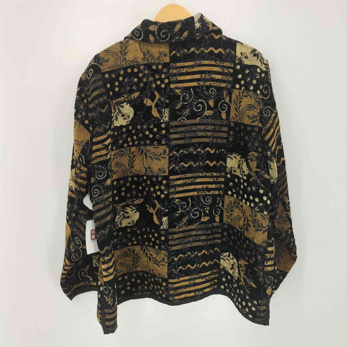 ジャガード織り L/S ジャケット レディース