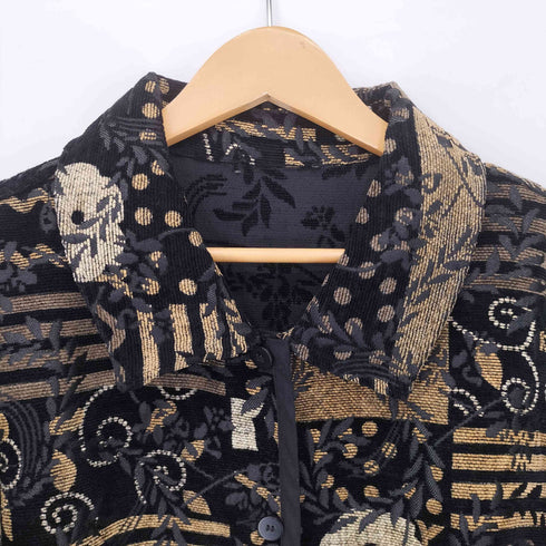ジャガード織り L/S ジャケット レディース