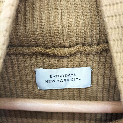 サタデーズニューヨークシティ Saturdays NYC タートルネックリブ L/S カットソー メンズ