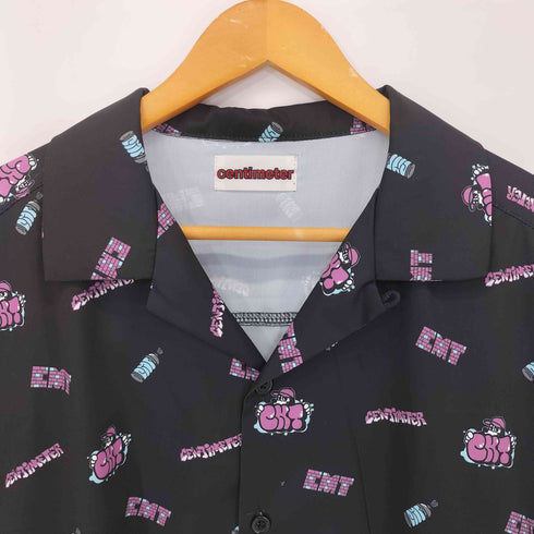 センチメーター centimeter 総柄 S/S オープンカラーシャツ メンズ JPN:M