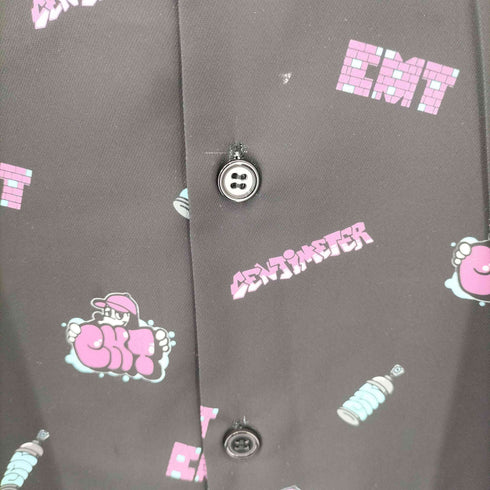 センチメーター centimeter 総柄 S/S オープンカラーシャツ メンズ JPN:M