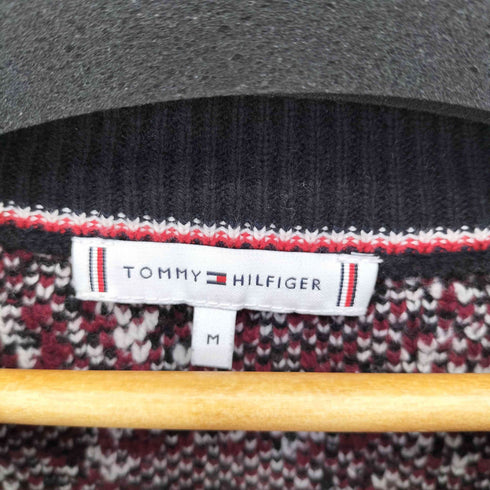 トミーヒルフィガー TOMMY HILFIGER 総柄 L/S プルオーバーニット メンズ JPN:M