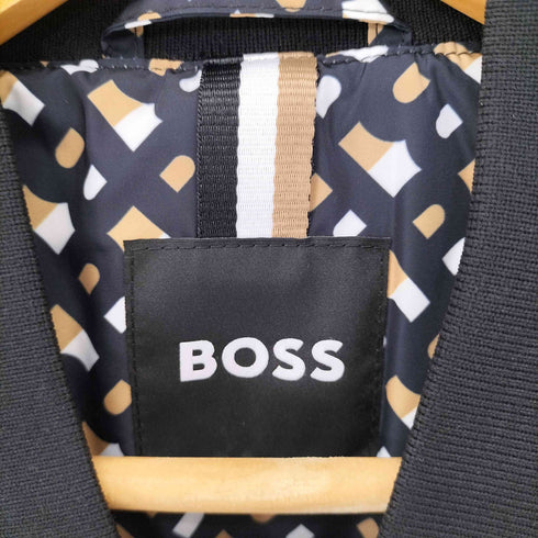 ヒューゴボス HUGO BOSS モノグラム ボンバージャケット ジップアップ メンズ