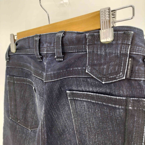 ブラックバレットバイニールバレット BLACKBARRETT by neil barrett 顔料 コーティング ジップアップ 5ポケット スキニー デニム パンツ メンズ 1