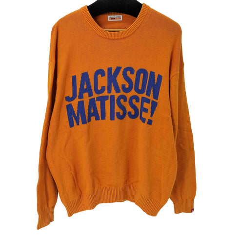 ジャクソンマティス JACKSON MATISSE フロントロゴクルーネックコットンニット メンズ JPN:3