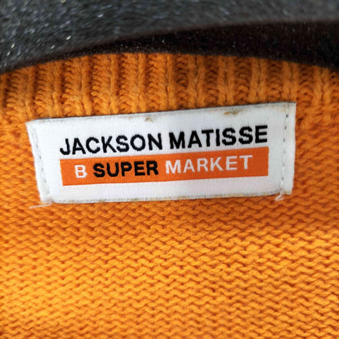 ジャクソンマティス JACKSON MATISSE フロントロゴクルーネックコットンニット メンズ JPN:3