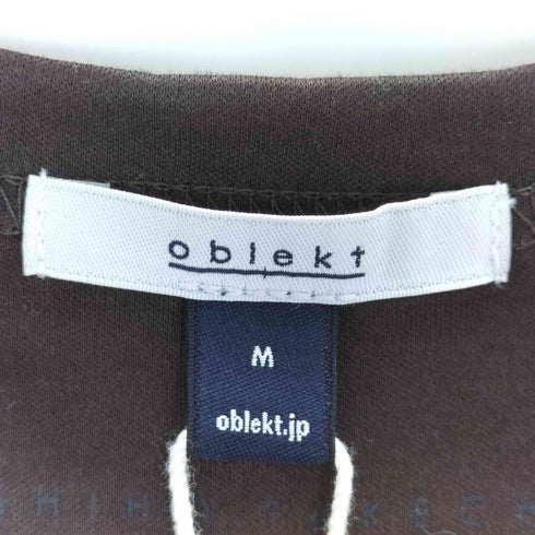 オブレクト oblekt クルーネックカットソー レディース JPN:M