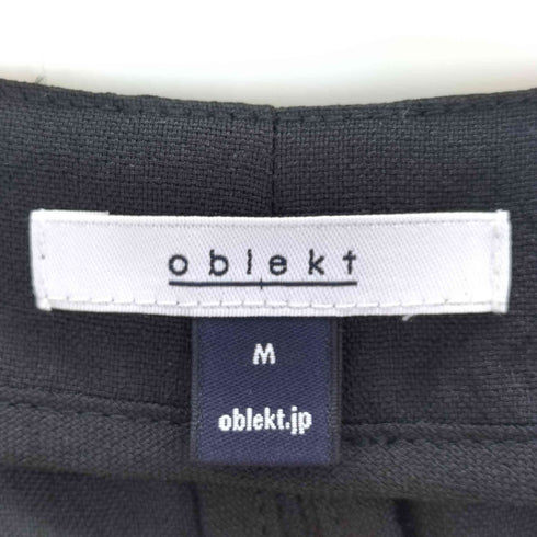 オブレクト oblekt ベスト ラウンドネックジレ レディース JPN:M