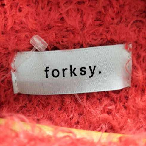 フォルクシー forksy. ループシャギーオーバーサイズニット レディース FREE