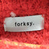 フォルクシー forksy. ループシャギーオーバーサイズニット レディース FREE