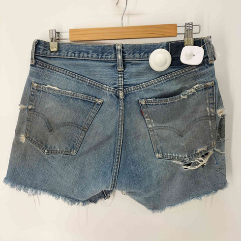 リーバイス Levis 70s USA製 刻印2 501 ダメージデニムショーツ メンズ