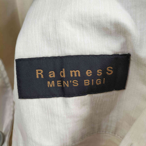 ラドメスメンズビギ Radmess MENS BIGI 2B センターベント コットン テーラードジャケット メンズ JPN:XL