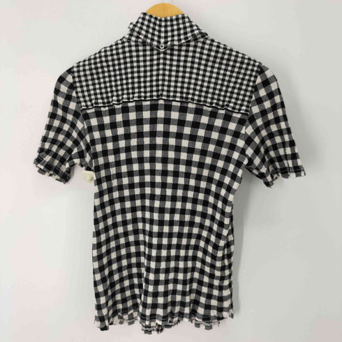ツモリチサト TSUMORI CHISATO ギンガムチェッククレープシャツ レディース JPN:2
