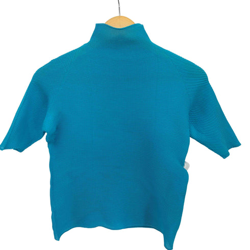 イッセイミヤケ ISSEY MIYAKE ストレッチプリーツ ハイネック トップス レディース JPN:3