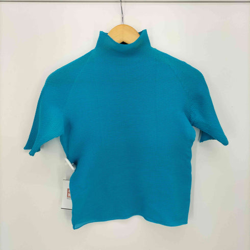 イッセイミヤケ ISSEY MIYAKE ストレッチプリーツ ハイネック トップス レディース JPN:3