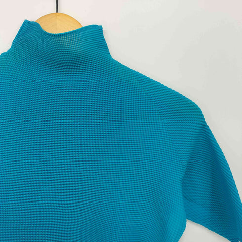 イッセイミヤケ ISSEY MIYAKE ストレッチプリーツ ハイネック トップス レディース JPN:3