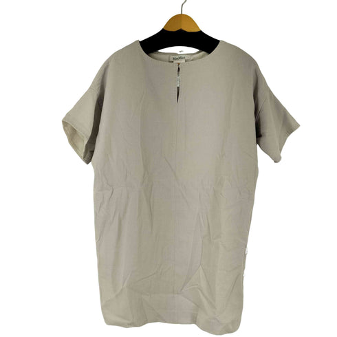 マックスマーラ MAX MARA 白タグ S/S ウール混ワンピース レディース JPN:40