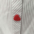 ポールスミスブラックレーベル Paul Smith BLACK LABEL ハートボタン ストライプシャツ レディース EUR:42