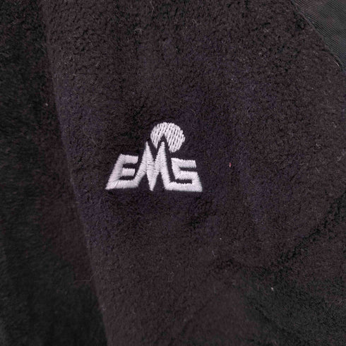 EMS ロゴ刺繍 切替 フリースジャケット ビッグサイズ メンズ import:XXL
