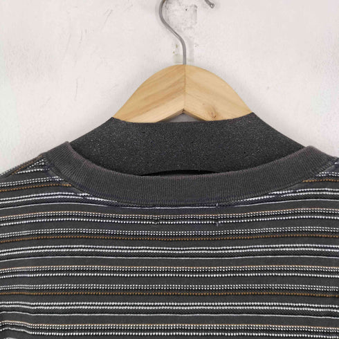 ビューティーアンドユースユナイテッドアローズ BEAUTY & YOUTH UNITED ARROWS BY ピンボーダー ワイドシルエット Tシャツ メンズ JPN:L