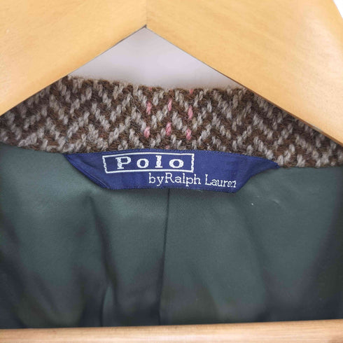 ポロバイラルフローレン Polo by RALPH LAUREN 80-90s 三角タグ ウールテーラードジャケット クルミボタン メンズ C98/W88/T175