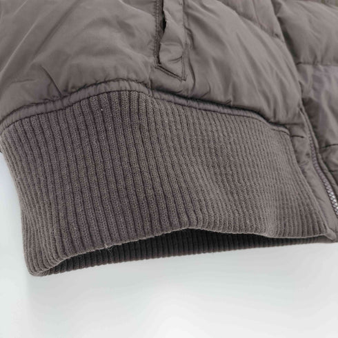 オールドネイビー OLD NAVY 00S 裏地フリース ジップアップ ナイロン ダウンベスト ジャケット ビッグサイズ メンズ import:XXL