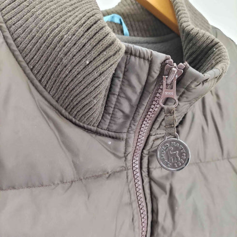 オールドネイビー OLD NAVY 00S 裏地フリース ジップアップ ナイロン ダウンベスト ジャケット ビッグサイズ メンズ import:XXL