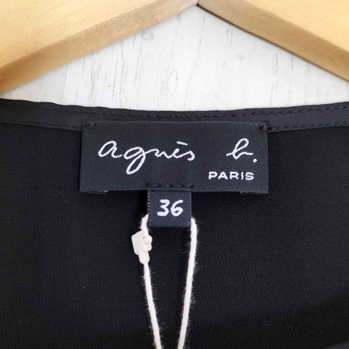 アニエスベー agnes b. PARIS ウエストコード ワンピース レディース 36